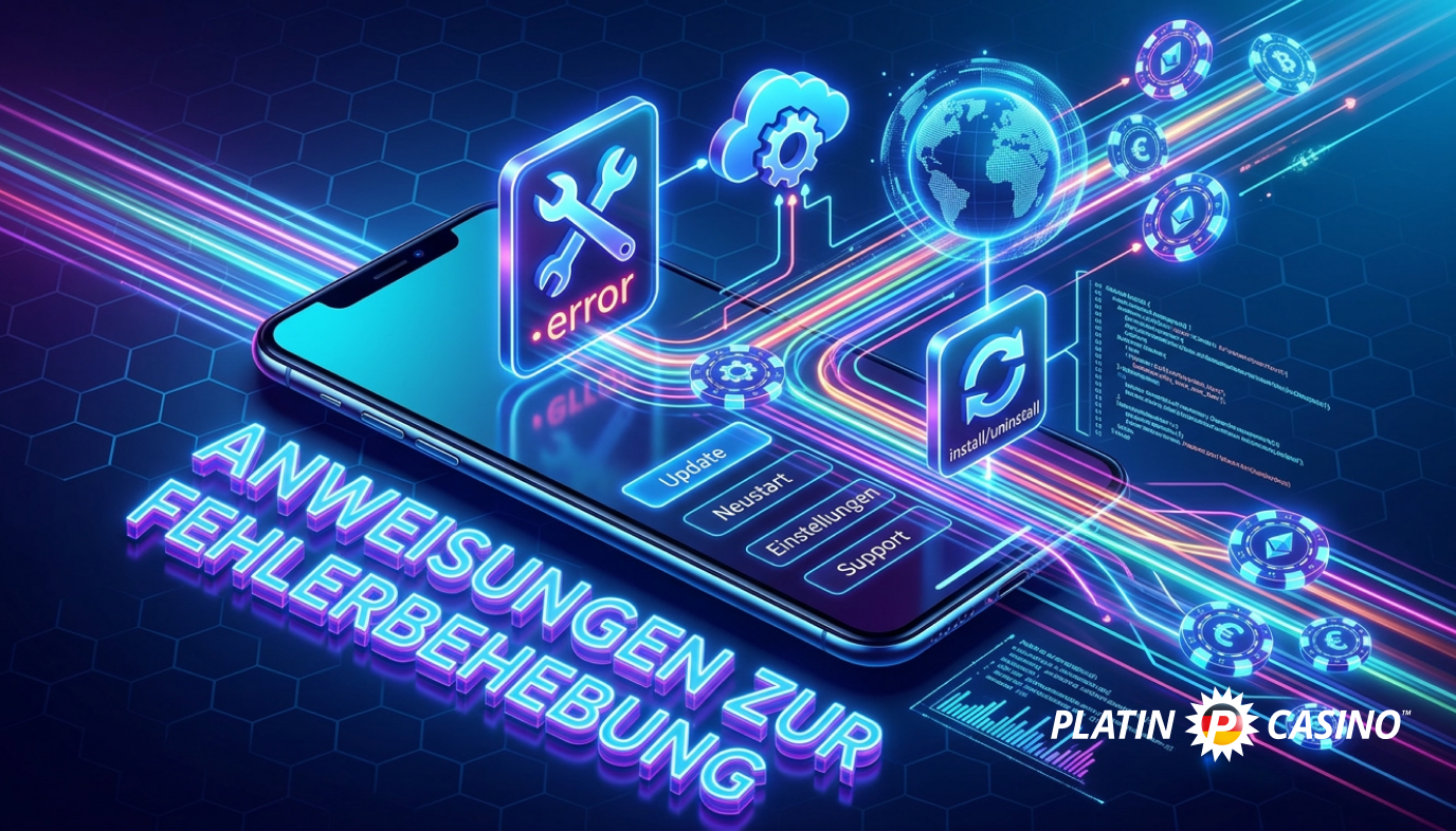 Bei Platinum Casino Apps können Fehler leicht behoben werden