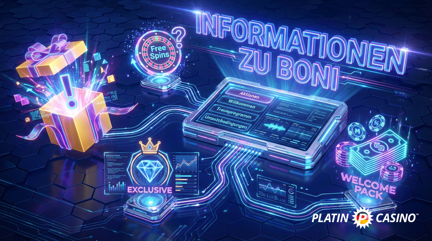 Im Platinum Casino gibt es verschiedene Aktionen und Boni