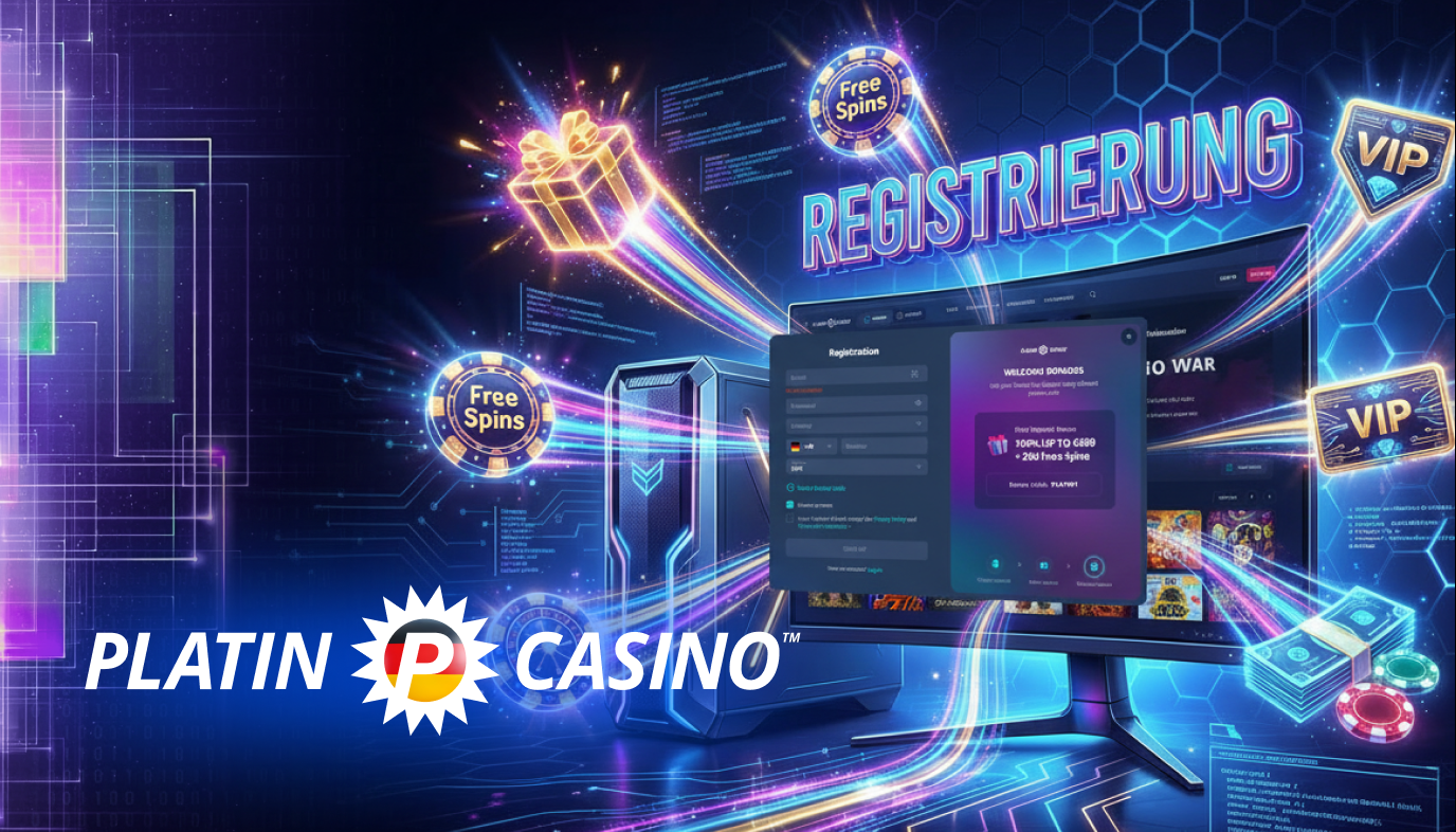 Registrieren Sie sich sehr schnell und einfach im Platin Casino