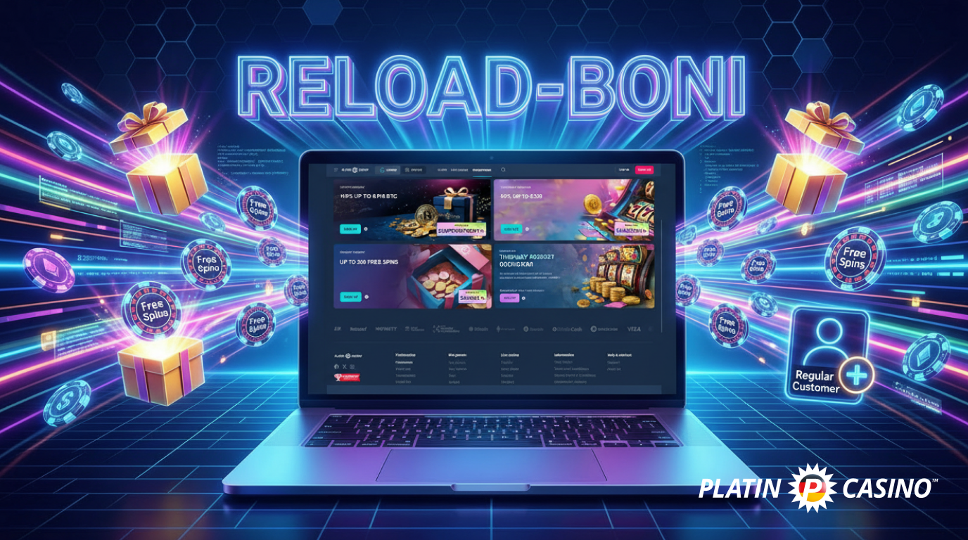 Es gibt regelmäßige Aktionen mit Drehungen im Platin Casino